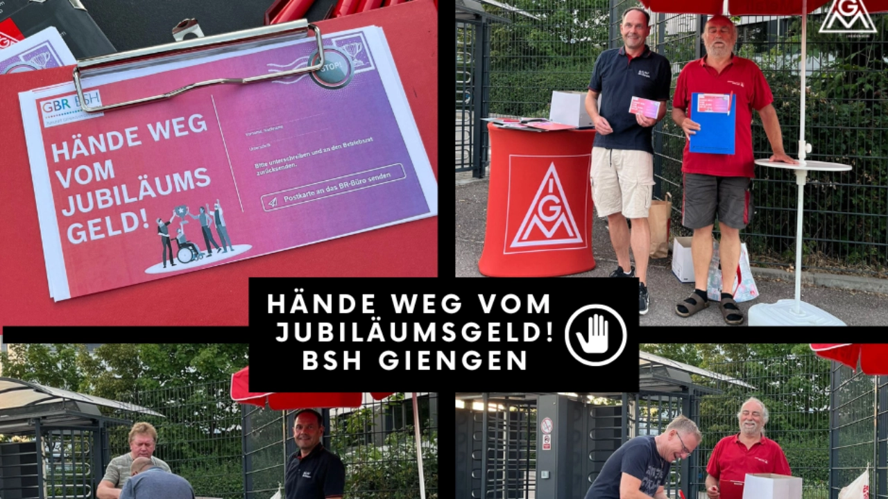 Aktion BSH Standort Giengen