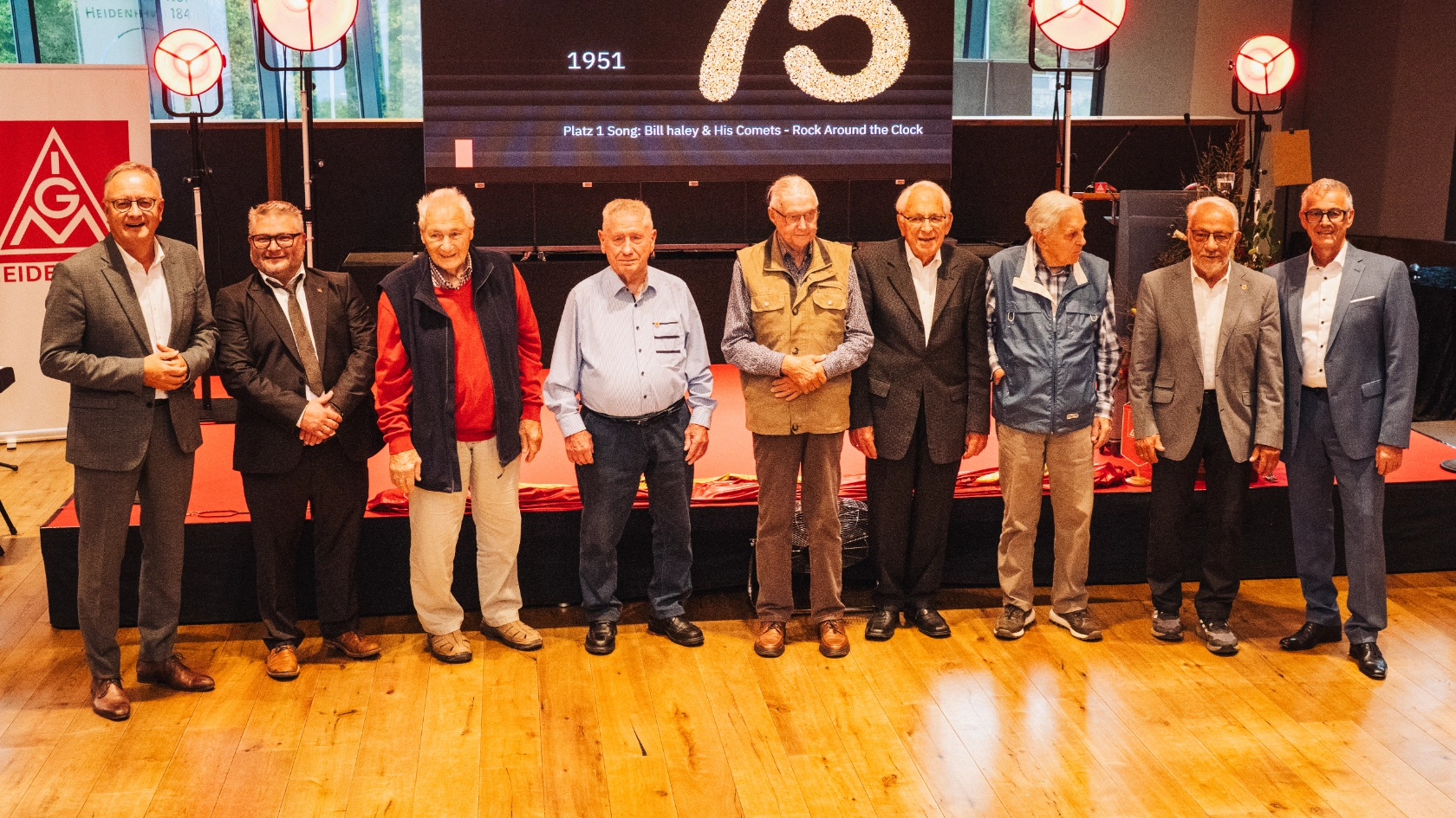 75 jährige Jubilare