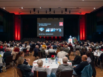 Jubilarfeier der IG Metall Heidenheim