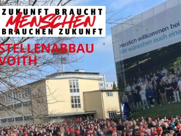 Voith plant Stellenabbau!