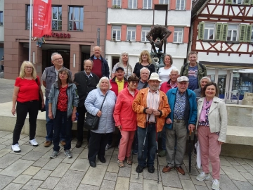 IG Metall Senioren bei der Stadtführung in Giengen
